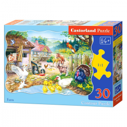 003310 CASTORLAND PUZZLE 30 ELEMENTÓW FARMA