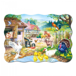 003310 CASTORLAND PUZZLE 30 ELEMENTÓW FARMA