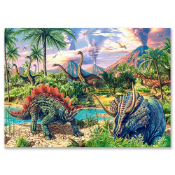 013234 CASTORLAND PUZZLE 120 ELEMENTÓW DINOZAURY