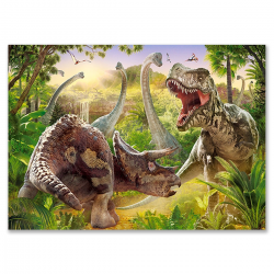 018413 CASTORLAND PUZZLE 180 ELEMENTÓW DINOZAURY