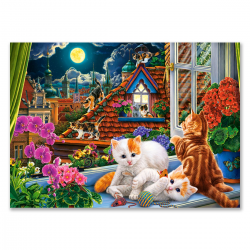 018499 CASTORLAND PUZZLE 180 ELEMENTÓW KOTY