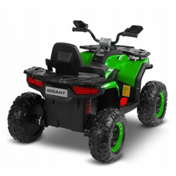 POJAZD QUAD NA AKUMULATOR GIGANT NAPĘD 4X4 ZIELONY