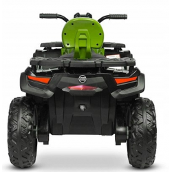 396750 RUSH POJAZD TERENOWY QUAD NA AKUMULATOR NAPĘD 4X4 ZIELONY