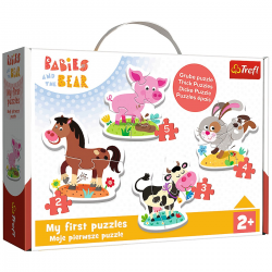 36127 TREFL BABY PUZZLE NA FARMIE ZWIERZĄTKA