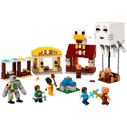 21273 LEGO MINECRAFT ATAK BALONOWEGO GHASTA NA WIOSKĘ