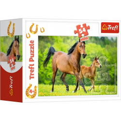 19725 TREFL MINI PUZZLE KONIE 54 EL
