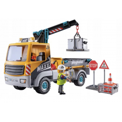 071750 PLAYMOBIL CIĘŻARÓWKA BUDOWLANA Z DŹWIGIEM