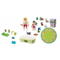 071753 PLAYMOBILDZIEWCZYNKI Z KRÓLIKAMI MY LIFE
