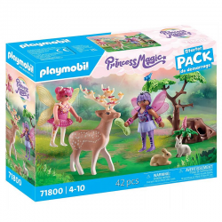 71800 PLAYMOBIL PRINCESS MAGIC WRÓŻKI Z LEŚNYMI ZWIERZĘTAMI