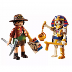 071796 PLAYMOBIL DUO PACK POSZUKIWACZ SKARBÓW I MUMIA