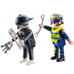 071804 PLAYMOBIL DUO PACK POLICJANT I ZŁODZIEJ