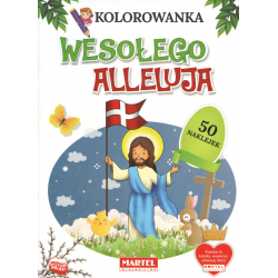 330863 KOLOROWANKA WIELKANOC WESOŁEGO ALLELUJA Z NAKLEJKAMI