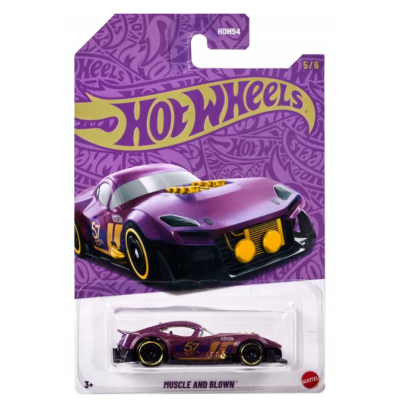 JDM24 HOT WHEELS PEARL&CHROME MUSCLE AND BLOWN ROCZNICA 57 LAT 5/6