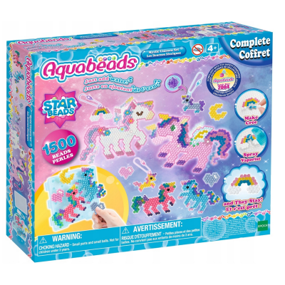 319444 AQUABEADS KORALIKI WODNE ZESTAW BAJKOWY JEDNOROŻEC