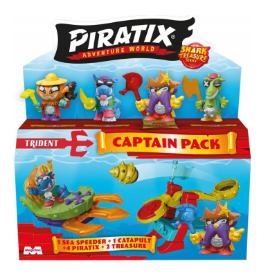 37027T PIRATIX SHARK TREASURE CAPTAIN PACK TRIDENT SERIA 2