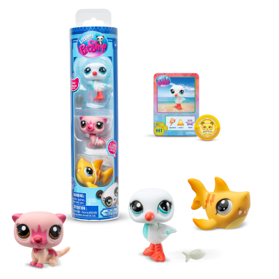 005516 LITTLEST PET SHOP ZWIERZAKI FIGURKI 3 PACK