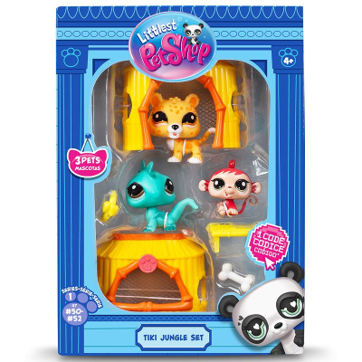 005158 LITTLEST PET SHOP ZWIERZAKI FIGURKI DŻUNGLA