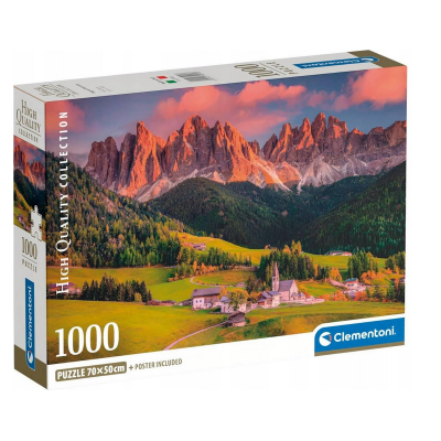 39953 PUZZLE MAGICZNE DOLOMITY GÓRY HIGH QUALITY CLEMENTONI 1000 EL