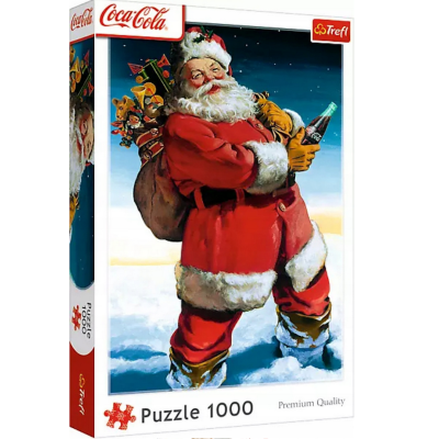 10923 TREFL PUZZLE MIKOŁAJ COCA-COLA ŚWIĘTA 1000 ELEMENTÓW