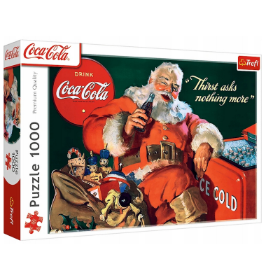 10921 TREFL PUZZLE MIKOŁAJ COCA-COLA ŚWIĘTA 1000 ELEMENTÓW