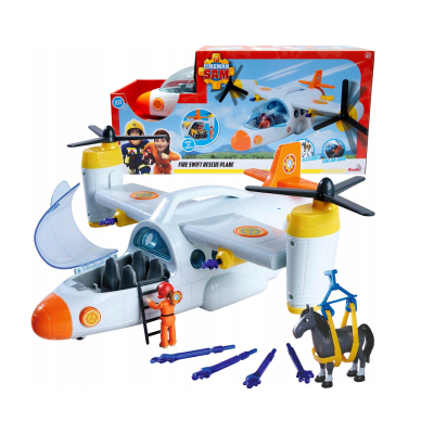 087814 STRAŻAK SAM SAMOLOT RATUNKOWY ŚW DŹW + FIGURKA