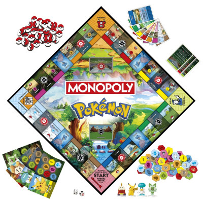 G0716 GRA MONOPOLY POKEMON HASBRO WERSJA POLSKA