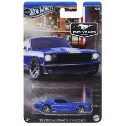 JBY49 HOT WHEELS '65 FORD MUSTANG 2+2 FASTBACK SILVER SERIERS