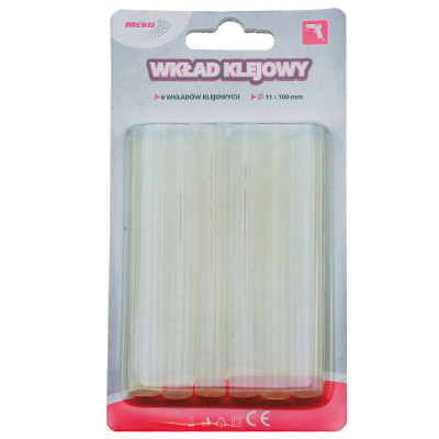 684783 KLEJ NA GORĄCO WKŁADY DO PISTOLETU 6 SZTUK