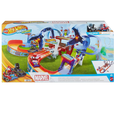 162055 HOT WHEELS TOR SAMOCHODOWY PAJĘCZYNOWY SPIDER-MAN PĘTLA ZAKRĘTY