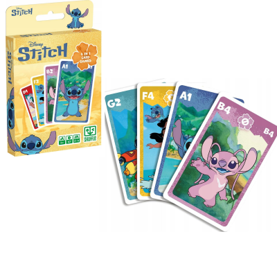 870637 SHUFFLE GRA KARCIANA STITCH DISNEY