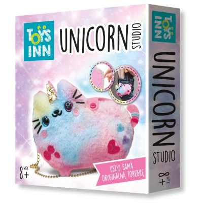 297397 ZESTAW DO SZYCIA TOREBKA KOTEK JEDNOROŻEC