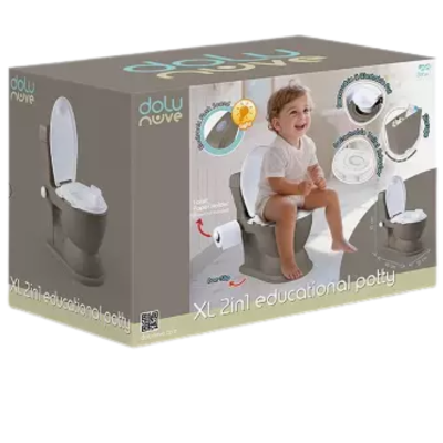 175642 NOCNIK INTERAKTYWNY SZARY TOALETA XL 2W1 DOLU