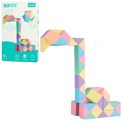 409498 UKŁADANKA LOGICZNA WĄŻ SNAKE 60 EL