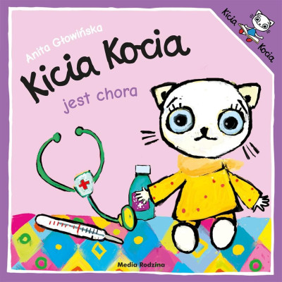 658682 KSIĄŻECZKA KICIA KOCIA JEST CHORA