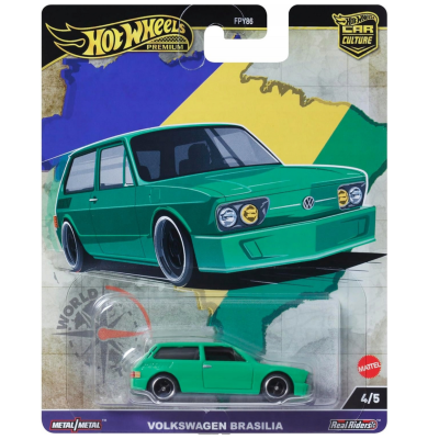 HRV82 FPY86 HOT WHEELS PREMIUM CAR CULTURE WORLD VOLKSWAGEN BRASILIA 4/5
