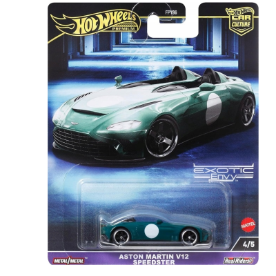 HKC78 HOT WHEELS PREMIUM CAR CULTURE EXOTIC ASTON MARTIN V12 SPEEDSTER 4/5