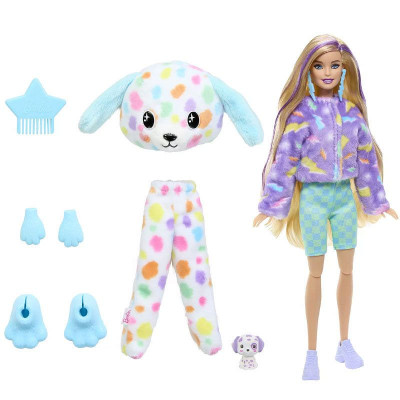 HRK41 LALKA BARBIE CUTIE REVAL KOSTIUM DALMATYŃCZYK PIESEK