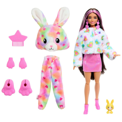 HRK38 LALKA BARBIE CUTIE REVAL KOSTIUM KRÓLICZEK