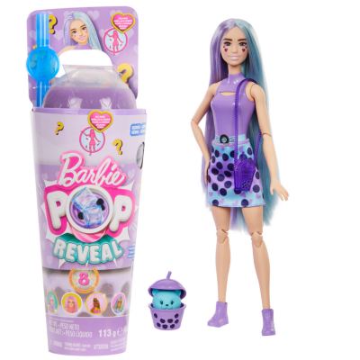 HTJ19 BARBIE POP REVAL BUBBLE TEA PACHNĄCA LALKA MLEKO TAO
