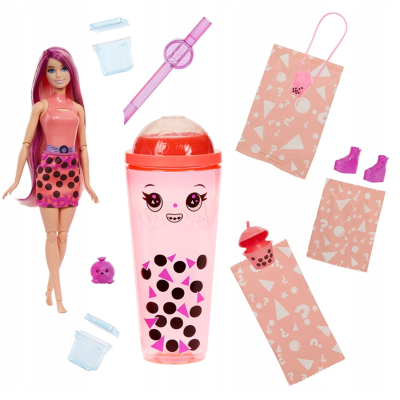 HTJ22 BARBIE POP REVAL BUBBLE TEA PACHNĄCA LALKA MANGO