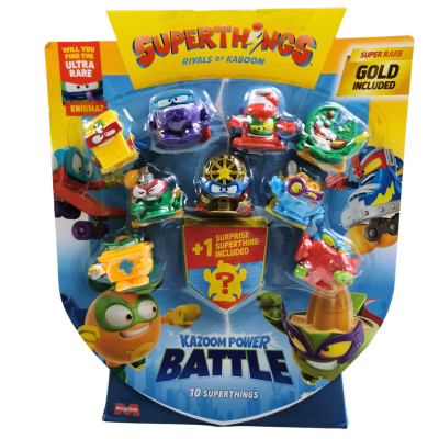 36532/2 SUPER ZINGS THINGS 10 FIGUREK SERIA 14 KAZOOM POWER BATTLE
