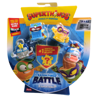 36389/2 SUPER ZINGS THINGS 5 FIGUREK SERIA 14 KAZOOM POWER BATTLE