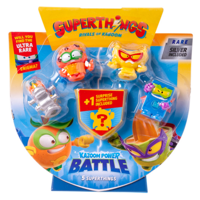 36389/6 SUPER ZINGS THINGS 5 FIGUREK SERIA 14 KAZOOM POWER BATTLE