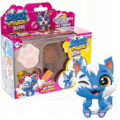 603517 BRUDASKI W KĄPIELI KOTKI KOTEK ŁATEK EPEE