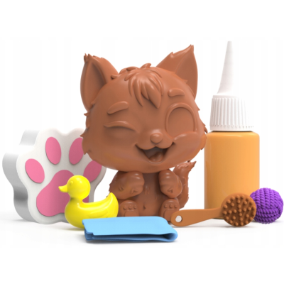 603531 BRUDASKI W KĄPIELI KOTKI KOTEK LILI EPEE