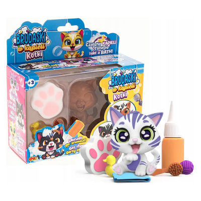 603531 BRUDASKI W KĄPIELI KOTKI KOTEK LILI EPEE