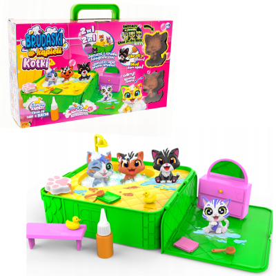 603647 BRUDASKI W KĄPIELI 2 KOTKI W JACUZZI SPA BŁOTKO KOTEK EPEE