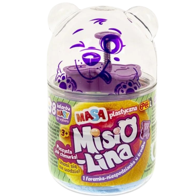 603890 MISIOLINA MASA PLASTYCZNA 60G + FOREMKA BŁĘKITNY EPEE