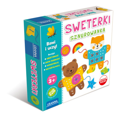 004380 GRANNA SWETERKI SZNUROWANKA