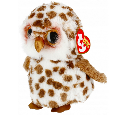 365746 MASKOTKA PLUSZAK SOWA WHOOLIE TY BEANIE BOOS 15CM